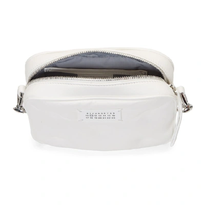 Shop Maison Margiela White Small Rectangular Glam Slam Bag In T1003 White