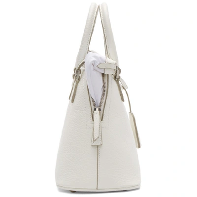 Shop Maison Margiela White Medium 5ac Bag In T1003 White