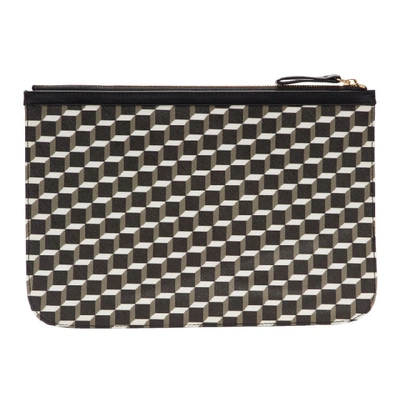 Shop Pierre Hardy Black Large Cube Pouch