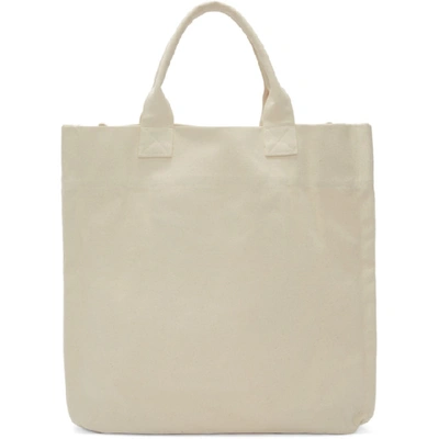 Shop Y's Ys Off-white Sewing Needle Tote In 1 Off Wht