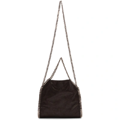 Shop Stella Mccartney Black Mini Falabella Tote In 1000 Black