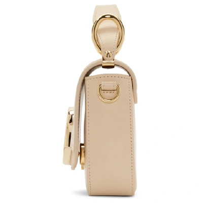 Shop Chloé Beige Mini ‘ C' Double Carry Bag