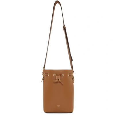 Shop Fendi Brown Small 'mon Trésor' Bag In F0tud Hazel