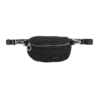 Shop Kenzo Black Kombo Belt Bag In 99 Black