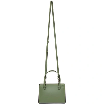 Shop Loewe Green Small Postal Bag In 4320 Pale G