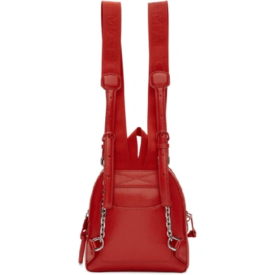 Shop Marc Jacobs Red Dtm Pack Shot Backpack In 612 Geraniu