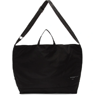 Shop Off-white Black Unfinished Arrows Tote