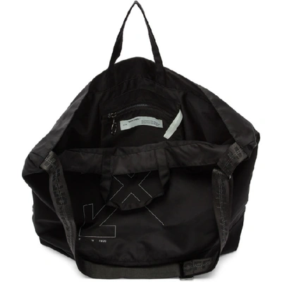 Shop Off-white Black Unfinished Arrows Tote