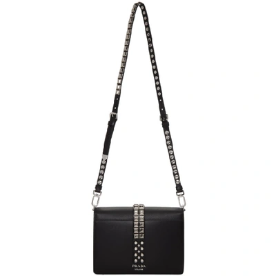 Shop Prada Black Medium Elektra Bag