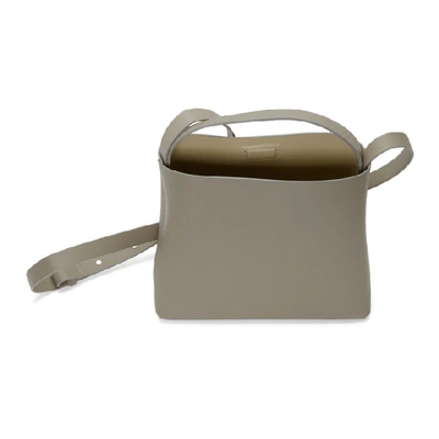 Shop Aesther Ekme Grey Mini Sac Bag In 128 Fallenr