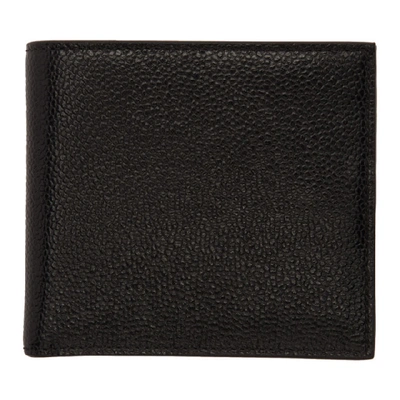 Shop Thom Browne Black Billfold Belt Strap Wallet In 001 Black