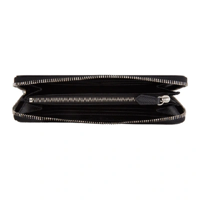 Shop Givenchy Black Long Zipped Wallet In 001-blk
