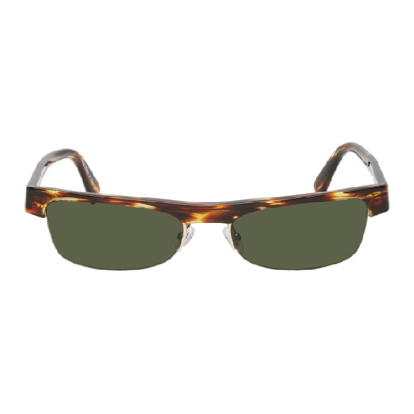 Alain Mikli Paris Tortoiseshell And Green Alexandre Vauthier Edition Ketti  Sunglasses In Havana | ModeSens