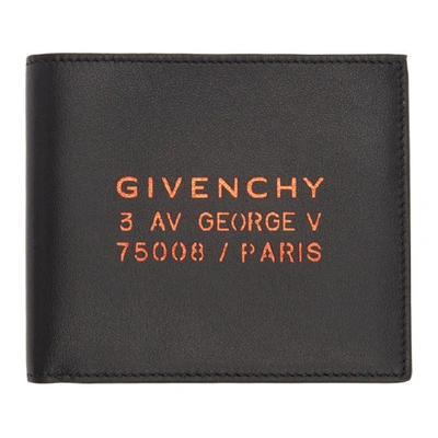 Shop Givenchy Black Atelier Wallet In 009-blk