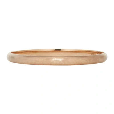 Shop Le Gramme Copper Brushed 'le 1 Gramme' Wedding Ring