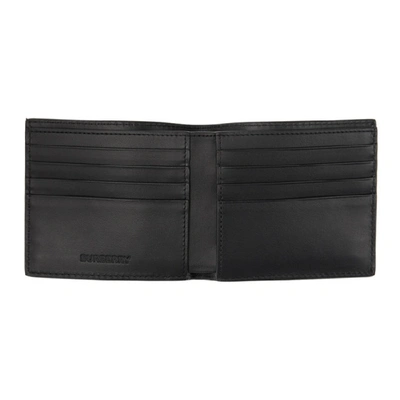 Shop Burberry Black Horseferry Bifold Wallet