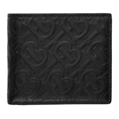 Shop Burberry Black Monogram Card Holder