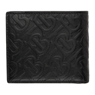 Shop Burberry Black Monogram Card Holder