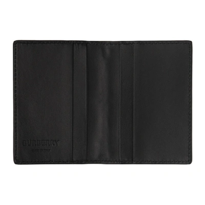 Shop Burberry Black Monogram Noah Card Holder