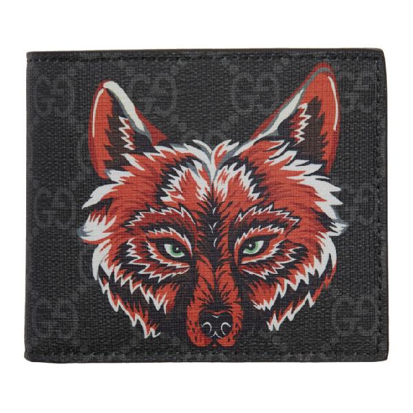 gucci fox card holder