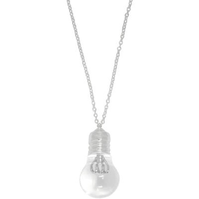 Shop Ambush Silver Lightbulb Charm Necklace