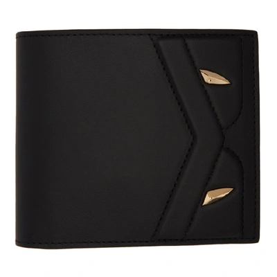 Shop Fendi Black 'bag Bugs' Bifold Wallet