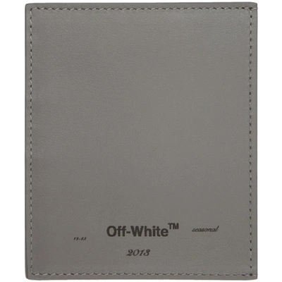 Shop Off-white Grey Seasonal Card Holder In 0810 Mdgrbl