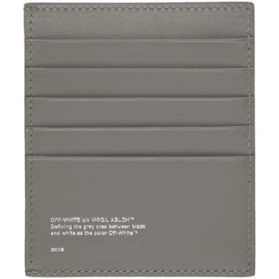 Shop Off-white Grey Seasonal Card Holder In 0810 Mdgrbl