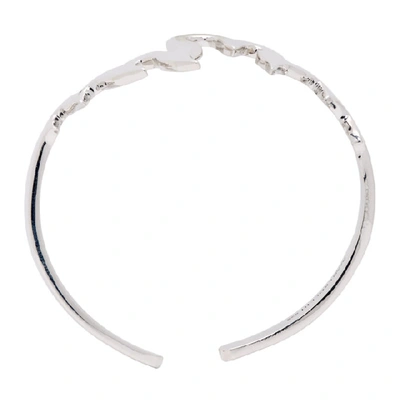 Shop Alan Crocetti Silver Flame Bracelet