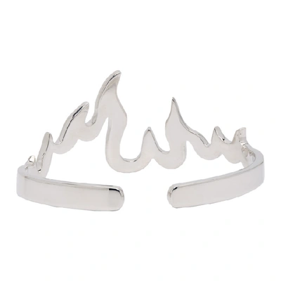 Shop Alan Crocetti Silver Flame Bracelet