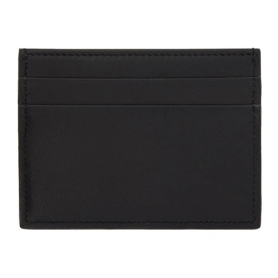 Shop Dolce & Gabbana Dolce And Gabbana Black Rubberized Logo Card Holder In Hni43 Nero