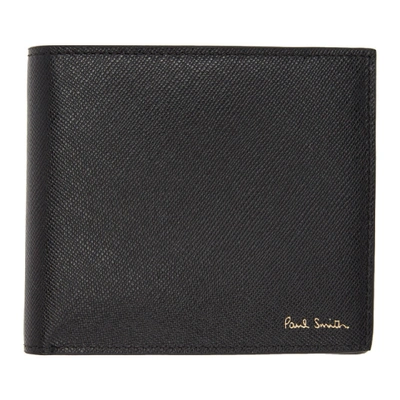 Shop Paul Smith Black Mini Stripe Print Wallet In 79 Black