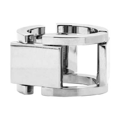 Shop Balenciaga Silver Flat Ring