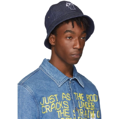 Shop A.p.c. Indigo Brain Dead Edition Bob Bucket Hat