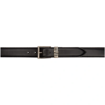 Gucci Leather Belt With Snake In Black | ModeSens