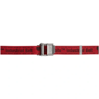 Shop Off-white Red 2.0 Industrial Belt In 2000 Redno