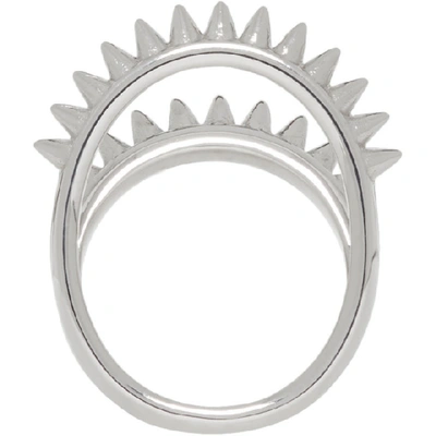 Shop Alan Crocetti Silver Mini Space Spur Ring