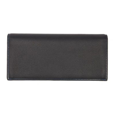 Loewe Men's Rainbow Long Horizontal Leather Wallet In Blue Multi | ModeSens