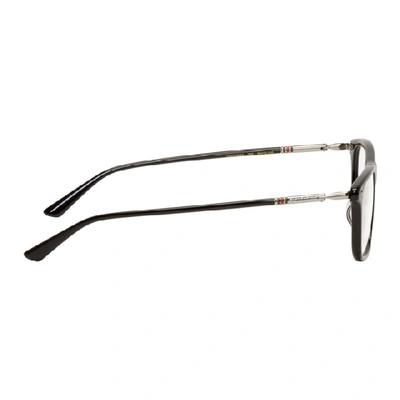 Shop Gucci Black Square Glasses