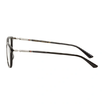 Shop Gucci Black Square Glasses