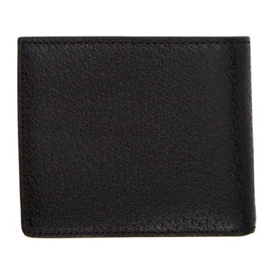 Shop Versace Black Palazzo Coin Bifold Wallet In D41oh Black