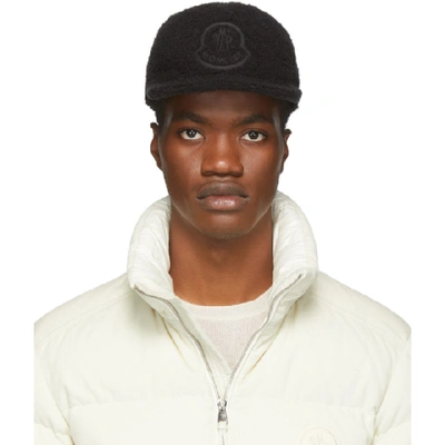 Shop Moncler Genius 2 Moncler 1952 Black Baseball Cap In 999 Black