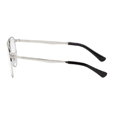 Shop Persol Silver Po2453v Glasses