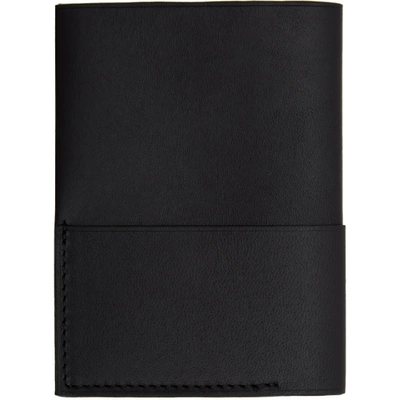 Shop Etudes Studio Black Leather Bifold Card Holder