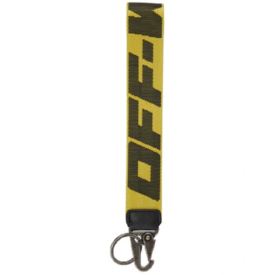 Shop Off-white Yellow Industrial 2.0 Keychain In 6010 Ylwblk
