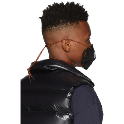 Shop Heron Preston Black Style Pollution Mask In 1001 Blkwht