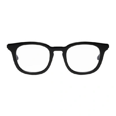 Shop Thierry Lasry Black Frenety 700 Glasses In Blkvtggry