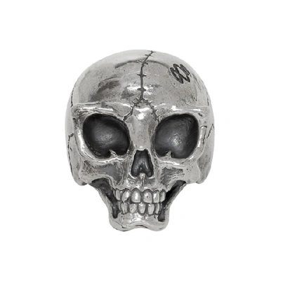 YOHJI YAMAMOTO 银色 ALIEN SKULL 戒指