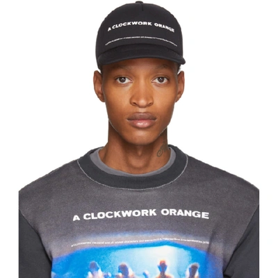 Shop Undercover Black A Clockwork Orange Print Cap