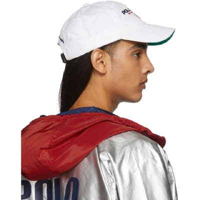 Shop Polo Ralph Lauren White Sport Cap